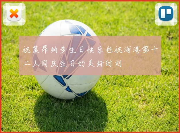 祝莱昂纳多生日快乐也祝海港第十二人同庆生日的美好时刻